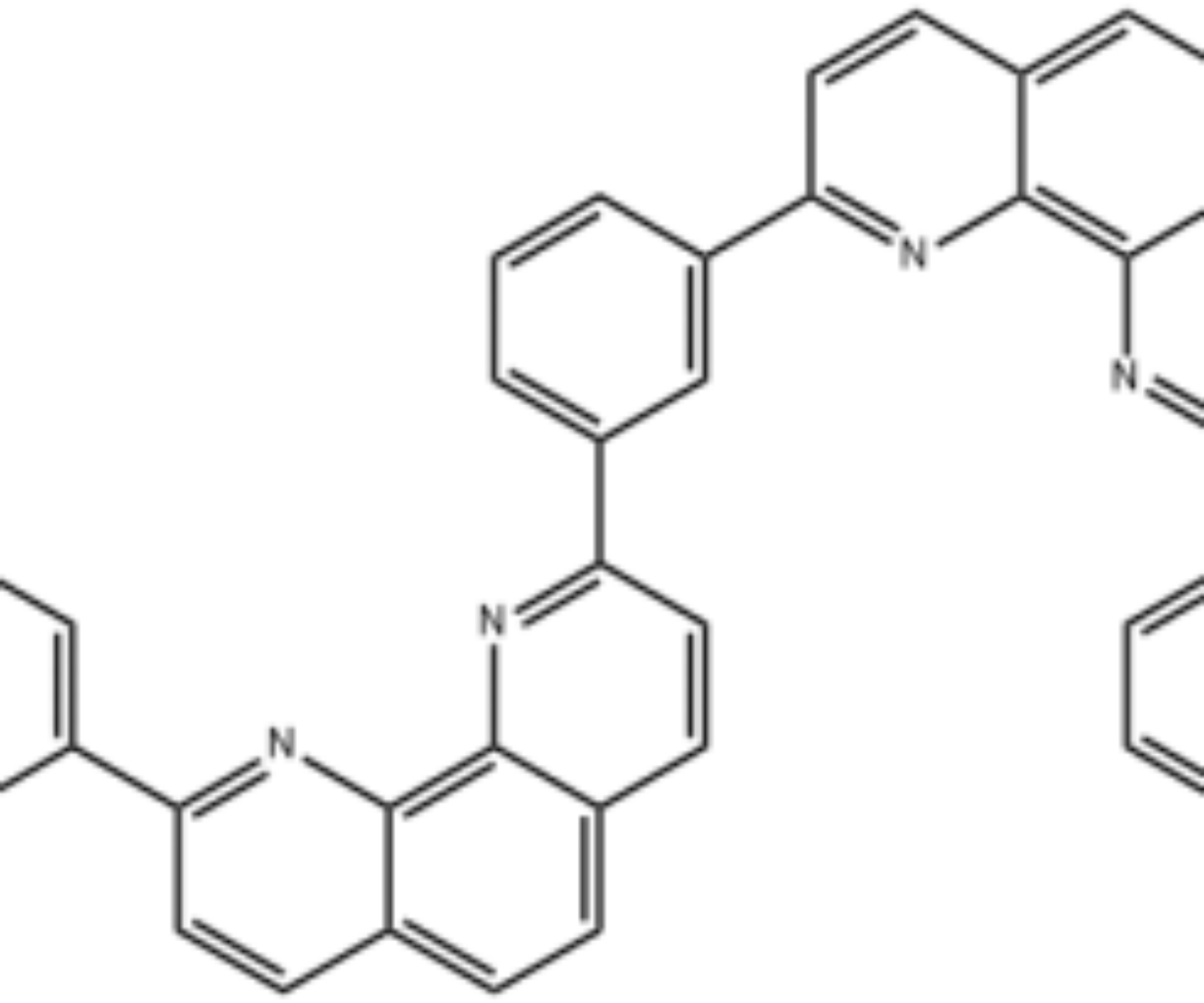 1,3-Bis(9-phenyl-1,10-phenanthrolin-2-yl)benzene CAS 721969-94-4 structure