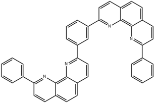 1,3-Bis(9-phenyl-1,10-phenanthrolin-2-yl)benzene CAS 721969-94-4 structure
