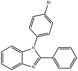 1-(4-Bromophenyl)-2-phenyl-1H-benzimidazole CAS 760212-58-6 structure