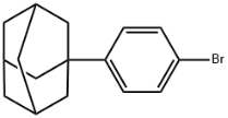 1-(4-Bromophenyl)adamantane CAS 2245-43-4 structure
