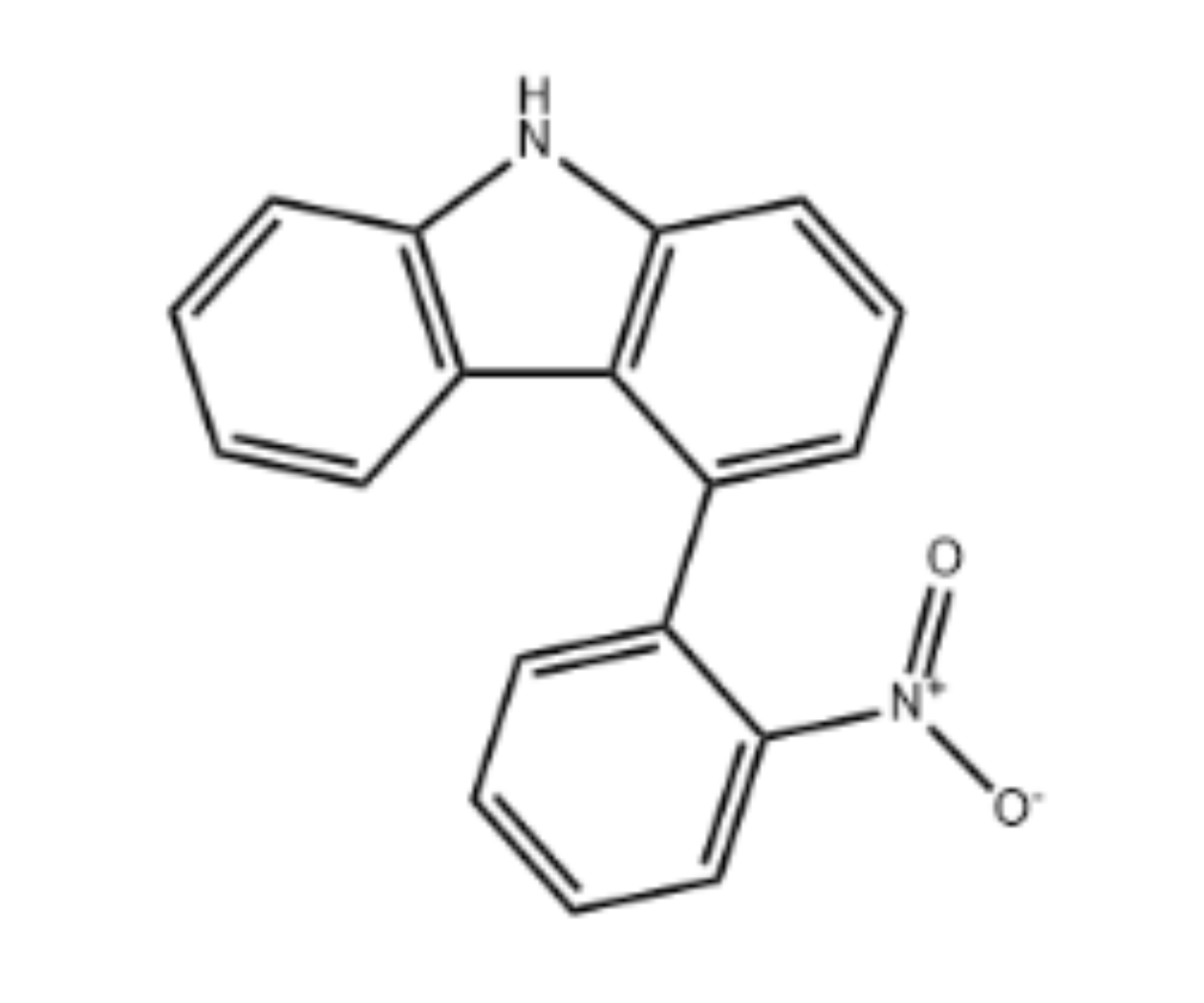 4-(2-Nitrophenyl)-9H-carbazole CAS 2253847-57-1 structure