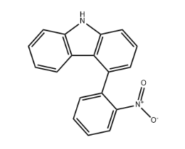 4-(2-Nitrophenyl)-9H-carbazole CAS 2253847-57-1 structure