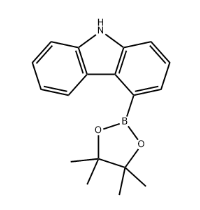 4-(4,4,5,5-Tetramethyl-1,3,2-dioxaborolan-2-yl)-9H-carbazole CAS 1255309-13-7 structure