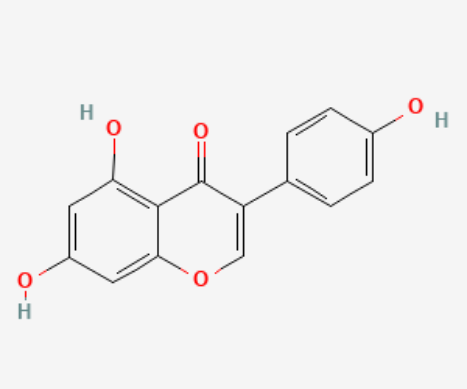 Genistein chemical structure