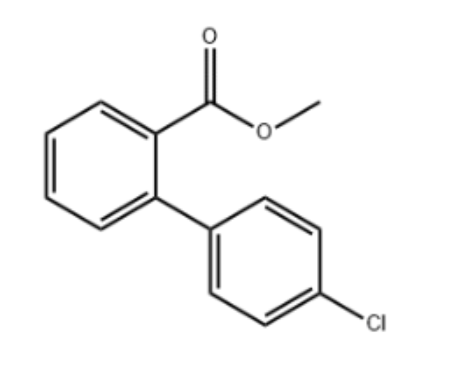Methyl 2-(4-chlorophenyl)benzoate CAS 17103-28-5 structure